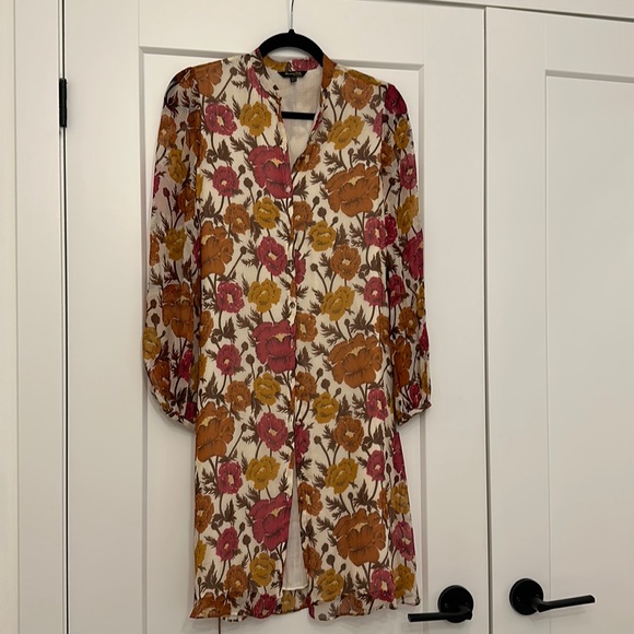 Massimo Dutti Silk Floral dress - Picture 3 of 8